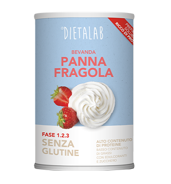 Bevanda al gusto di panna fragola 300 g